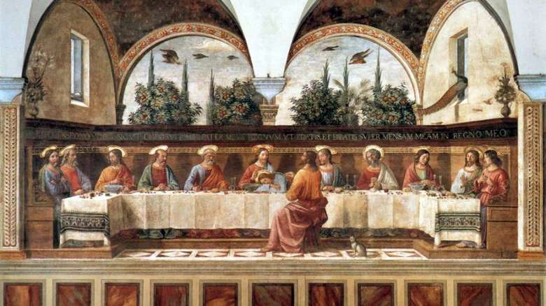 Opis fresku Domenico Ghirlandaio Ostatnie nieszpory
