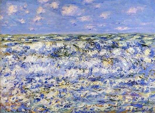 Opis obrazu Claude Moneta Waves