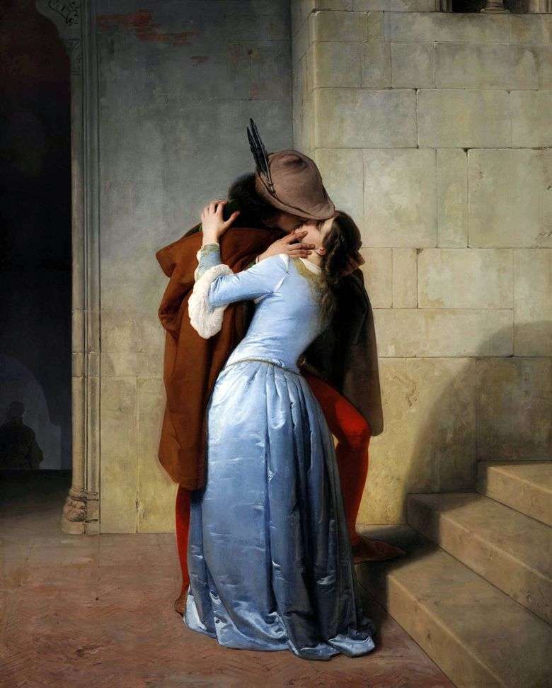 Opis obrazu Francesco Hayesa Pocałunek