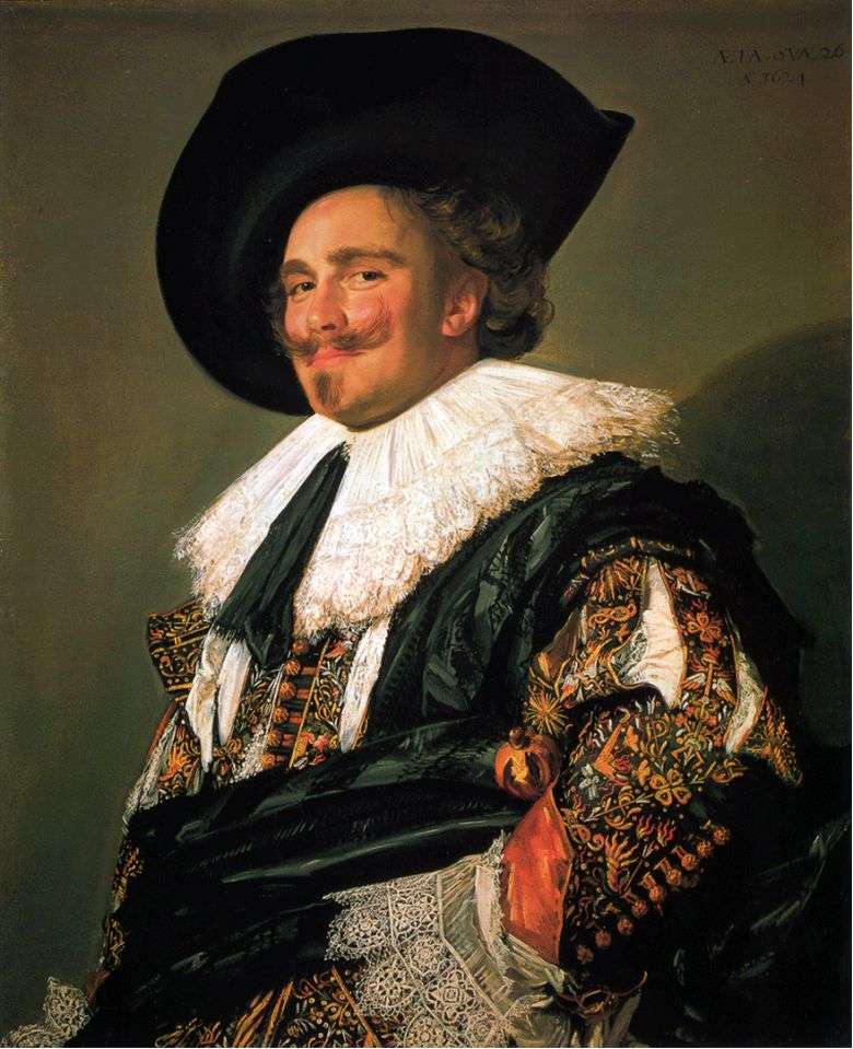 Opis obrazu Fransa Halsa Uśmiechnięty kawaler