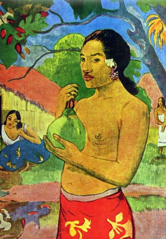 Opis obrazu Paula Gauguina Kobieta trzymająca owoc (1893)