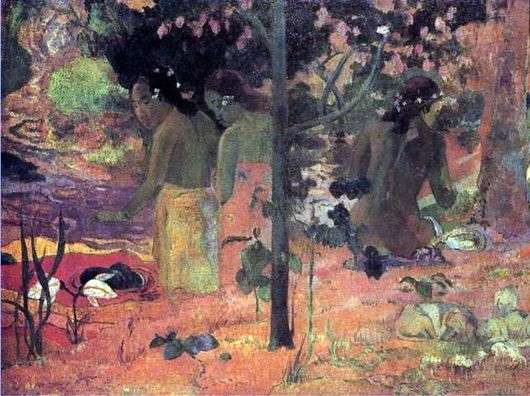 Opis obrazu Paula Gauguina Kąpiący się