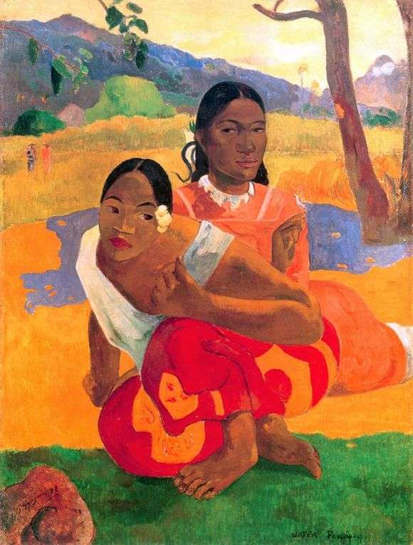 Opis obrazu Paula Gauguina Kiedy ślub (Kiedy się pobierzecie?)