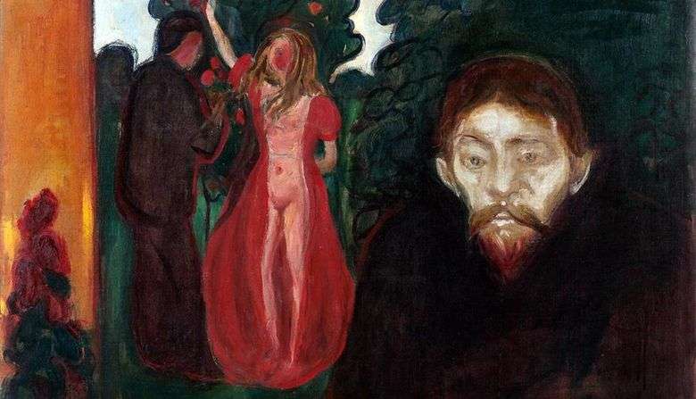Opis obrazu Edvarda Muncha Zazdrość