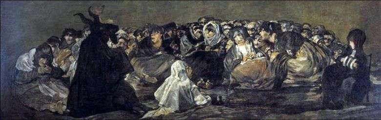 Opis obrazu Francisco de Goya Sabat czarownic