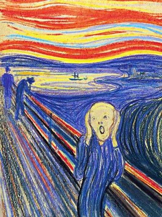 Opis obrazu Edvarda Muncha Krzyk