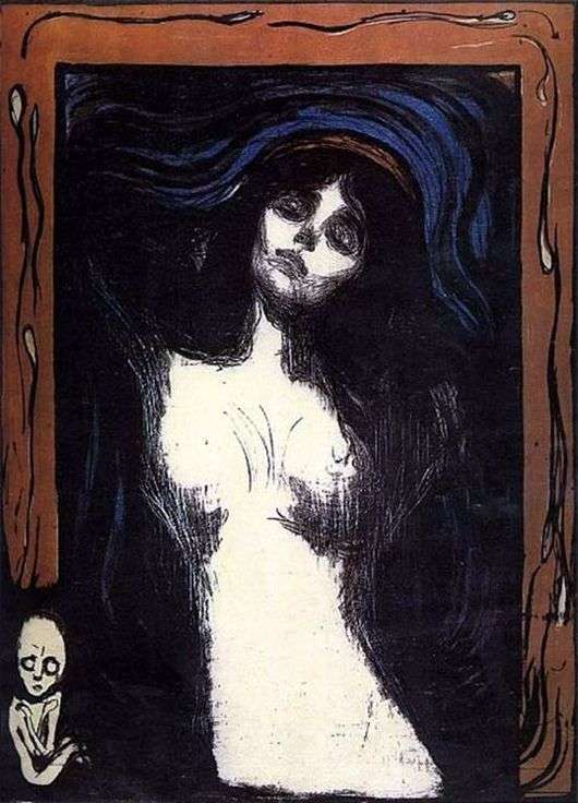 Opis obrazu Edvarda Muncha Madonna