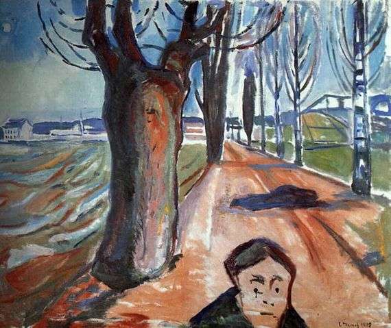 Opis obrazu Edvarda Muncha Killer in the alley