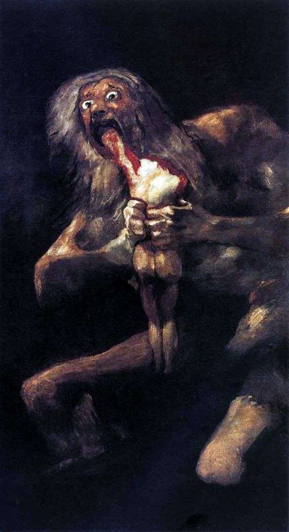 Opis obrazu Francisco de Goya Saturn pożera swoje dzieci