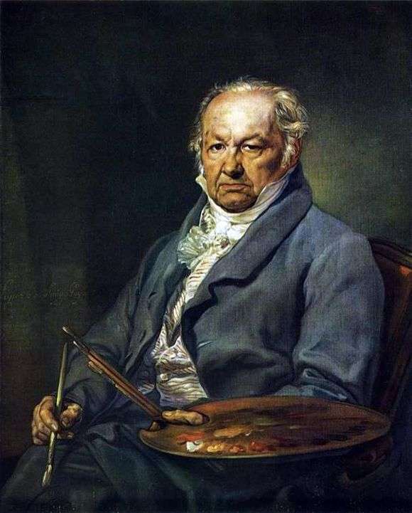 Opis obrazu Francisco de Goya Autoportret
