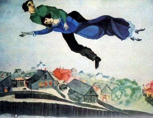 Opis obrazu Marca Chagalla Nad miastem