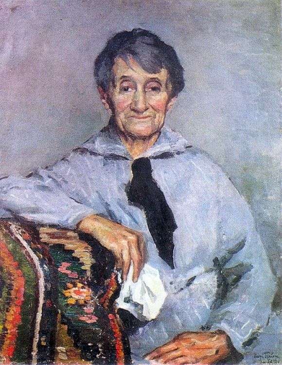 Opis obrazu Igora Grabara Portret matki artysty O. Grabar Dobryanskaya