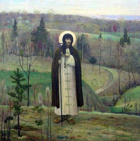 Opis obrazu Michaiła Niestierowa Św. Sergiusz z Radoneża