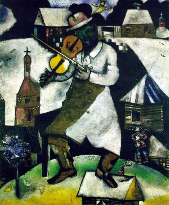Opis obrazu Marca Chagalla Skrzypek