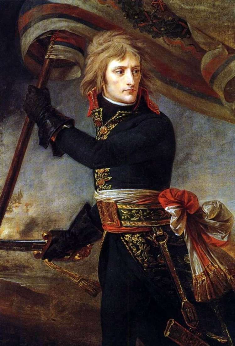 Opis obrazu Antoine Jean Grosa Napoleon na moście Arkolskim