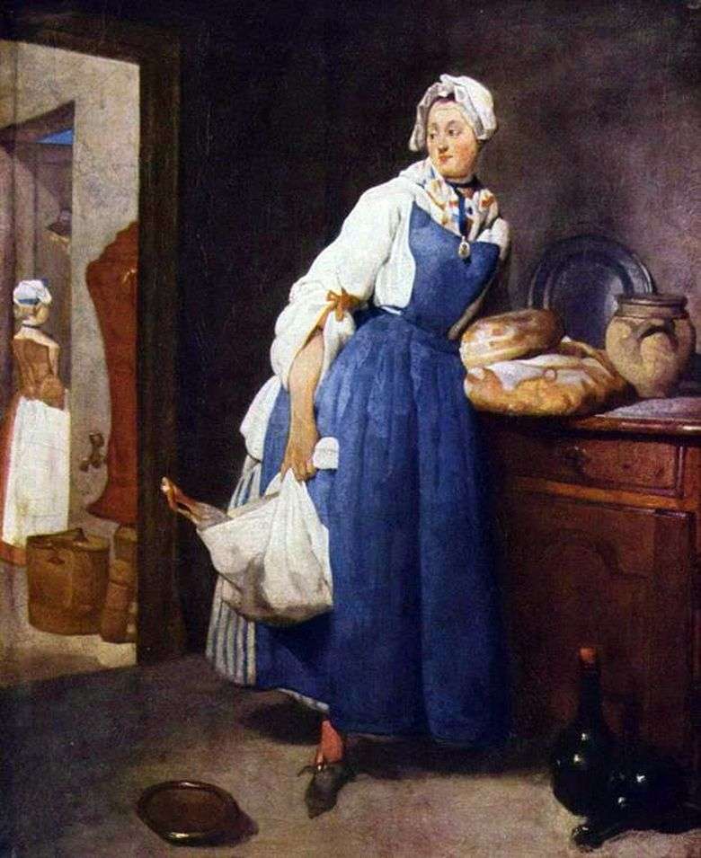 Opis obrazu Jeana Baptiste Chardina Powrót z rynku