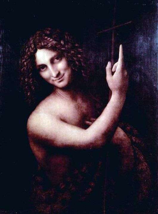 Opis obrazu Leonarda da Vinci Jan Chrzciciel
