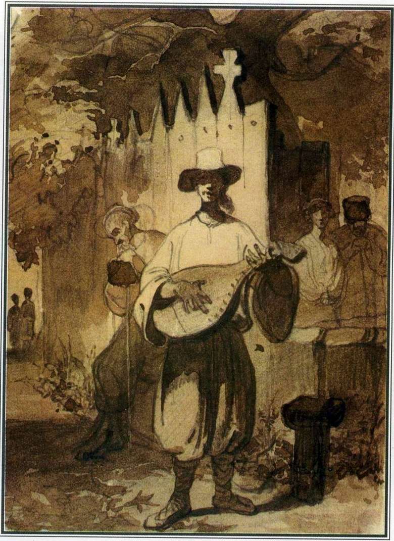 Opis obrazu Tarasa Grigoriewicza Szewczenki Bandurysta