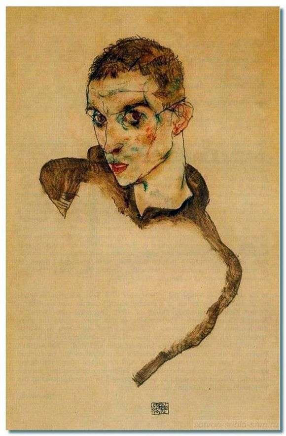 Opis obrazu Egona Schiele Miłość