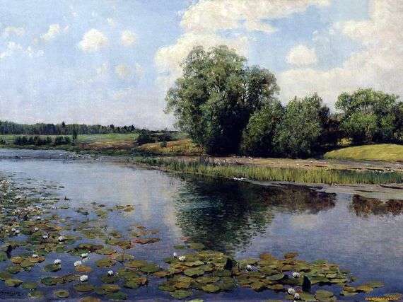 Opis obrazu Ilji Ostroukhova Rzeka w południe