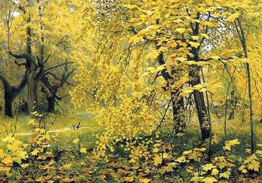 Opis obrazu Ilji Ostroukhova Złota jesień