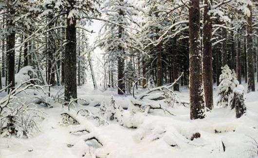 Opis obrazu Iwana Szyszkina Zima (Zimowy las)