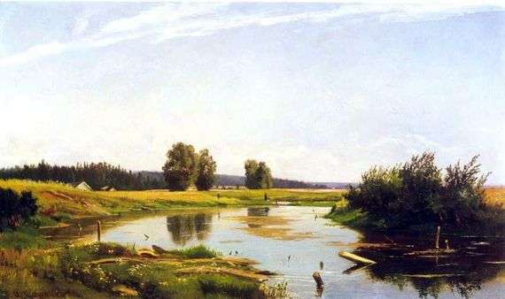 Opis obrazu Iwana Szyszkina Krajobraz z jeziorem
