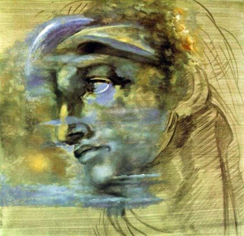 Opis obrazu Salvadora Dali Głowa Giuliano di Medici Michelangelo