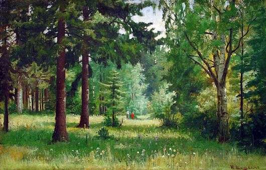 Opis obrazu Iwana Szyszkina Dzieci w lesie