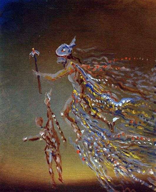 Opis obrazu Salvadora Dali Hermesa