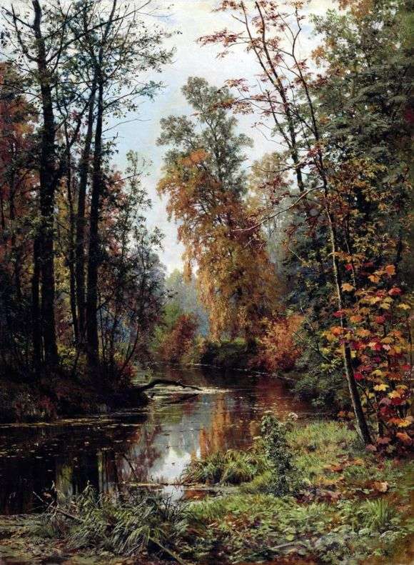 Opis obrazu Iwana Szyszkina Krajobraz jesienny